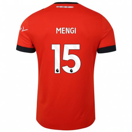Kandiny Herren Teden Mengi #15 Rot Heimtrikot Trikot 2023/24 T-Shirt