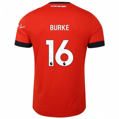 Kandiny Herren Reece Burke #16 Rot Heimtrikot Trikot 2023/24 T-Shirt