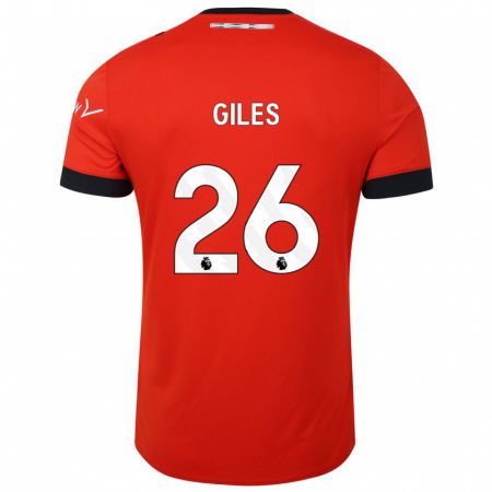 Kandiny Herren Ryan Giles #26 Rot Heimtrikot Trikot 2023/24 T-Shirt