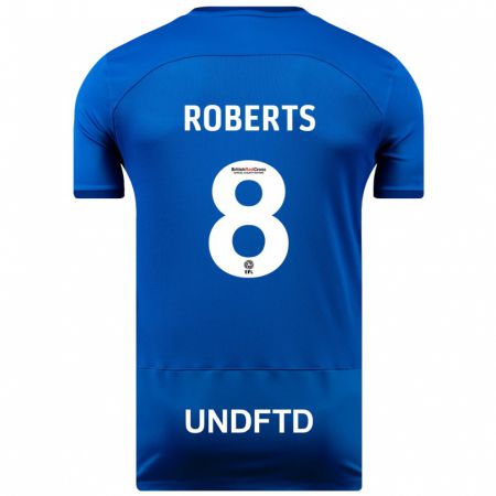 Kandiny Herren Tyler Roberts #8 Blau Heimtrikot Trikot 2023/24 T-Shirt