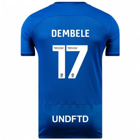 Kandiny Herren Siriki Dembélé #17 Blau Heimtrikot Trikot 2023/24 T-Shirt