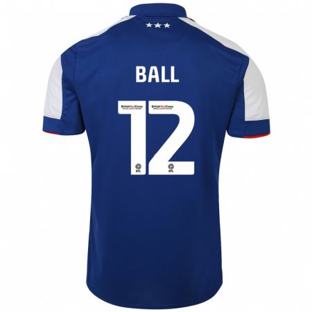 Kandiny Herren Dominic Ball #12 Blau Heimtrikot Trikot 2023/24 T-Shirt