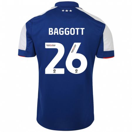 Kandiny Herren Elkan Baggott #26 Blau Heimtrikot Trikot 2023/24 T-Shirt