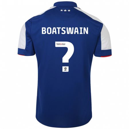 Kandiny Herren Ashley Boatswain #0 Blau Heimtrikot Trikot 2023/24 T-Shirt