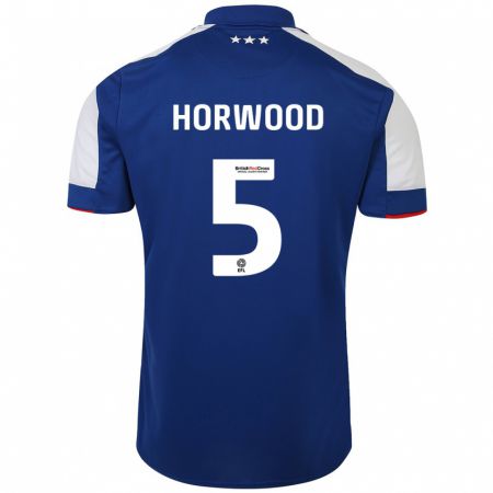 Kandiny Herren Bonnie Horwood #5 Blau Heimtrikot Trikot 2023/24 T-Shirt