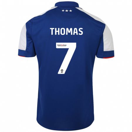 Kandiny Herren Natasha Thomas #7 Blau Heimtrikot Trikot 2023/24 T-Shirt