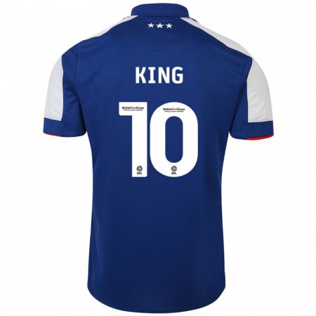 Kandiny Herren Eloise King #10 Blau Heimtrikot Trikot 2023/24 T-Shirt