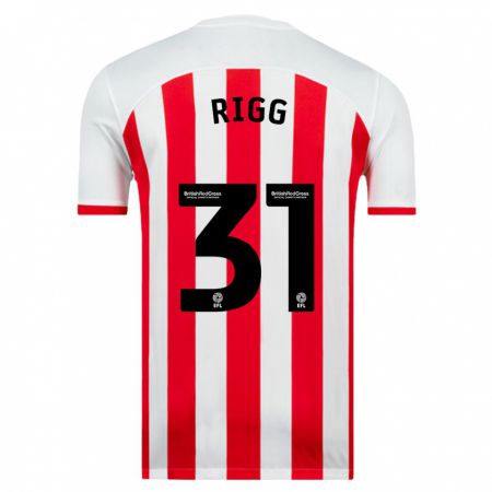 Kandiny Herren Chris Rigg #31 Weiß Heimtrikot Trikot 2023/24 T-Shirt