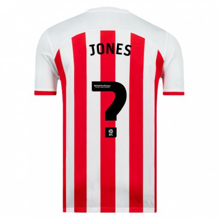 Kandiny Herren Jenson Jones #0 Weiß Heimtrikot Trikot 2023/24 T-Shirt