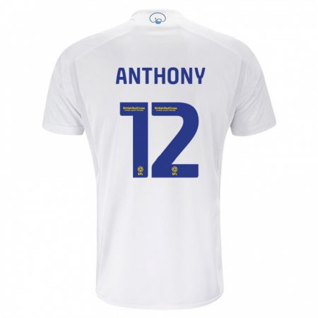 Kandiny Herren Jaidon Anthony #12 Weiß Heimtrikot Trikot 2023/24 T-Shirt