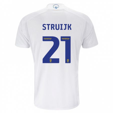 Kandiny Herren Pascal Struijk #21 Weiß Heimtrikot Trikot 2023/24 T-Shirt