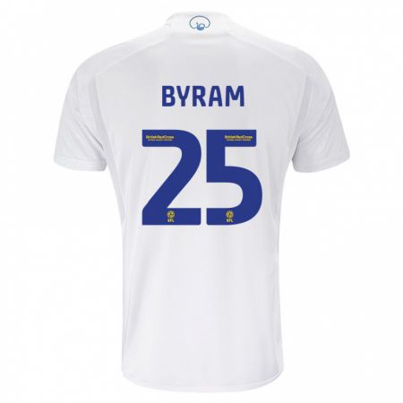 Kandiny Herren Sam Byram #25 Weiß Heimtrikot Trikot 2023/24 T-Shirt