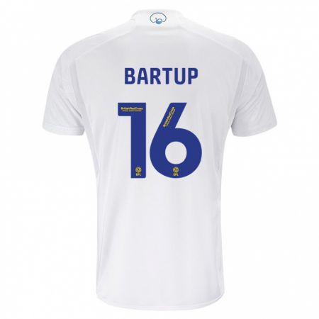 Kandiny Herren Laura Bartup #16 Weiß Heimtrikot Trikot 2023/24 T-Shirt