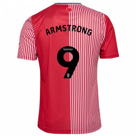 Kandiny Herren Adam Armstrong #9 Rot Heimtrikot Trikot 2023/24 T-Shirt