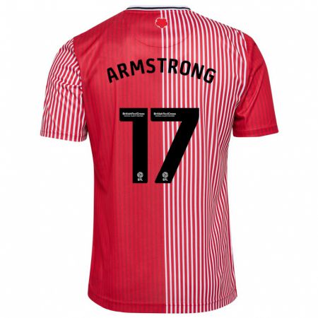 Kandiny Herren Stuart Armstrong #17 Rot Heimtrikot Trikot 2023/24 T-Shirt