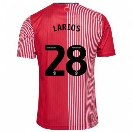 Kandiny Herren Juan Larios #28 Rot Heimtrikot Trikot 2023/24 T-Shirt