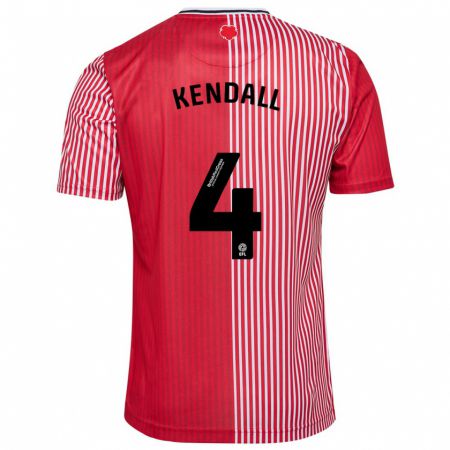 Kandiny Herren Lucia Kendall #4 Rot Heimtrikot Trikot 2023/24 T-Shirt