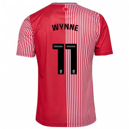 Kandiny Herren Megan Wynne #11 Rot Heimtrikot Trikot 2023/24 T-Shirt