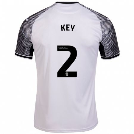 Kandiny Herren Josh Key #2 Weiß Heimtrikot Trikot 2023/24 T-Shirt