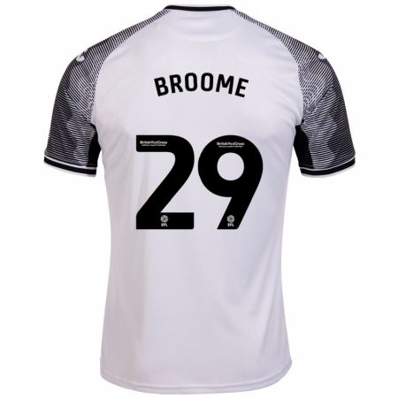 Kandiny Herren Nathan Broome #29 Weiß Heimtrikot Trikot 2023/24 T-Shirt