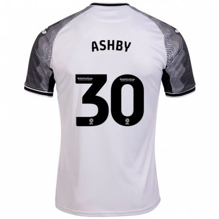 Kandiny Herren Harrison Ashby #30 Weiß Heimtrikot Trikot 2023/24 T-Shirt