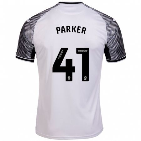 Kandiny Herren Sam Parker #41 Weiß Heimtrikot Trikot 2023/24 T-Shirt