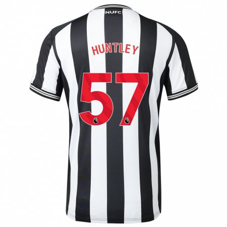 Kandiny Herren James Huntley #57 Schwarz-Weiss Heimtrikot Trikot 2023/24 T-Shirt