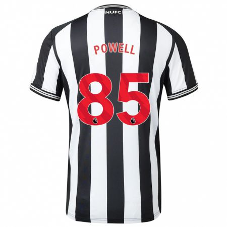 Kandiny Herren Rory Powell #85 Schwarz-Weiss Heimtrikot Trikot 2023/24 T-Shirt