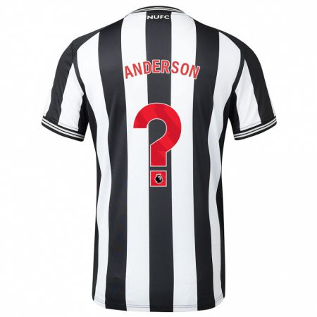 Kandiny Herren Will Anderson #0 Schwarz-Weiss Heimtrikot Trikot 2023/24 T-Shirt