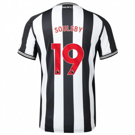 Kandiny Herren Anna Soulsby #19 Schwarz-Weiss Heimtrikot Trikot 2023/24 T-Shirt