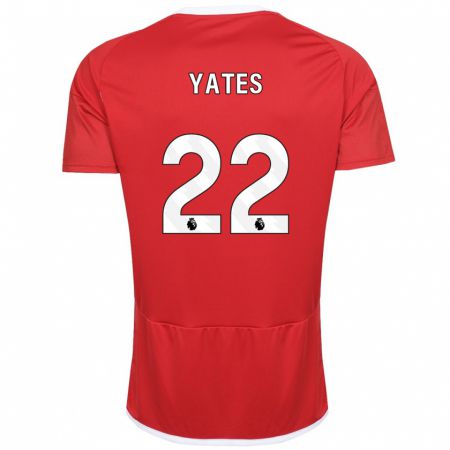 Kandiny Herren Ryan Yates #22 Rot Heimtrikot Trikot 2023/24 T-Shirt