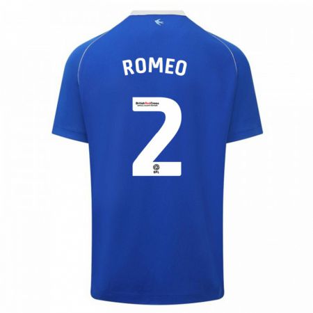 Kandiny Herren Mahlon Romeo #2 Blau Heimtrikot Trikot 2023/24 T-Shirt