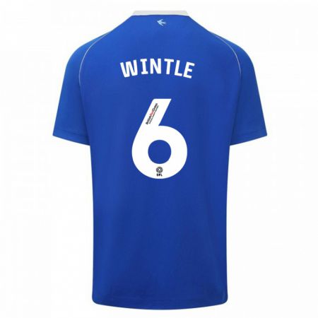 Kandiny Herren Ryan Wintle #6 Blau Heimtrikot Trikot 2023/24 T-Shirt