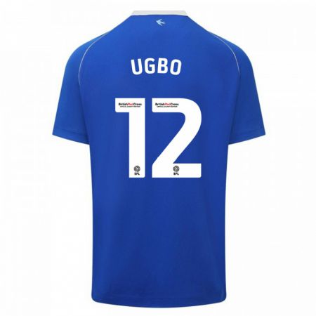 Kandiny Herren Iké Ugbo #12 Blau Heimtrikot Trikot 2023/24 T-Shirt