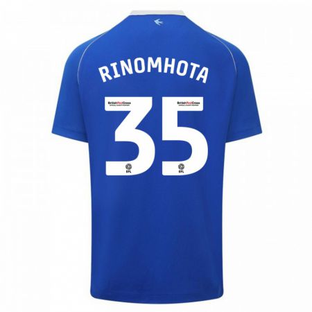 Kandiny Herren Andy Rinomhota #35 Blau Heimtrikot Trikot 2023/24 T-Shirt
