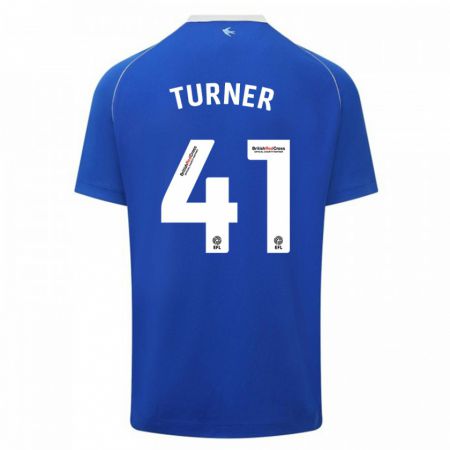Kandiny Herren Matthew Turner #41 Blau Heimtrikot Trikot 2023/24 T-Shirt