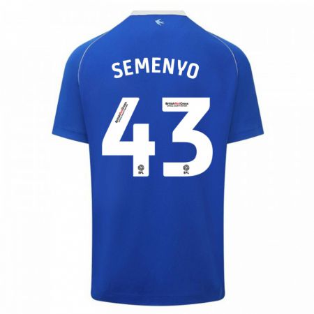 Kandiny Herren Jai Semenyo #43 Blau Heimtrikot Trikot 2023/24 T-Shirt