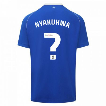 Kandiny Herren Tanatswa Nyakuhwa #0 Blau Heimtrikot Trikot 2023/24 T-Shirt