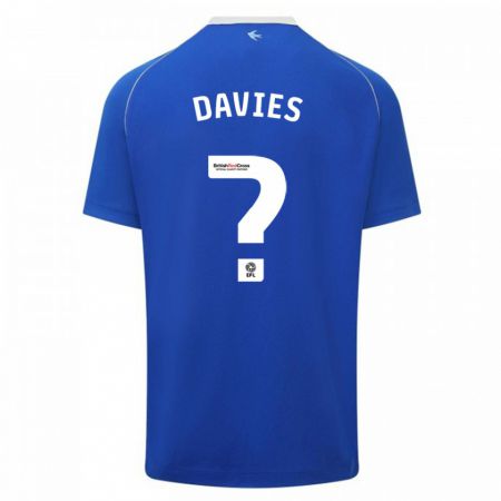 Kandiny Herren Jake Davies #0 Blau Heimtrikot Trikot 2023/24 T-Shirt