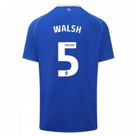 Kandiny Herren Siobhan Walsh #5 Blau Heimtrikot Trikot 2023/24 T-Shirt