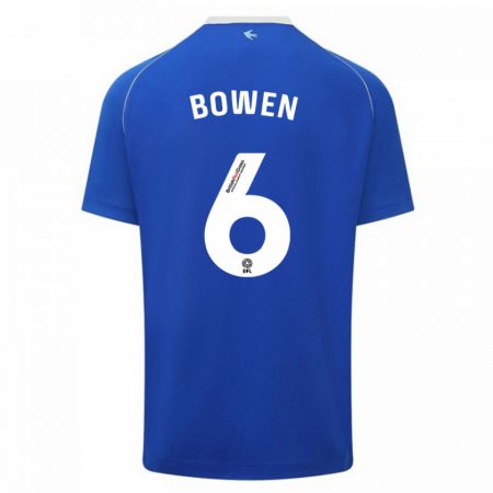 Kandiny Herren Megan Bowen #6 Blau Heimtrikot Trikot 2023/24 T-Shirt