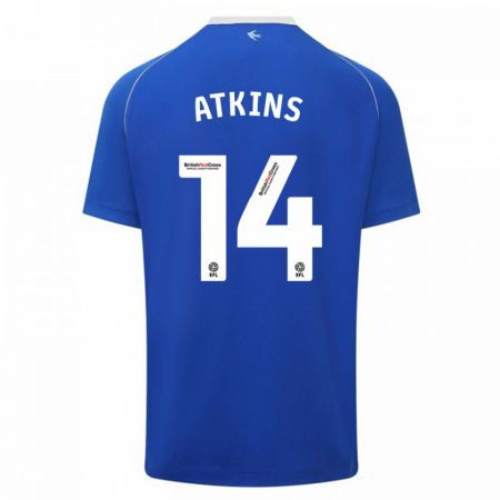 Kandiny Herren Zoe Atkins #14 Blau Heimtrikot Trikot 2023/24 T-Shirt