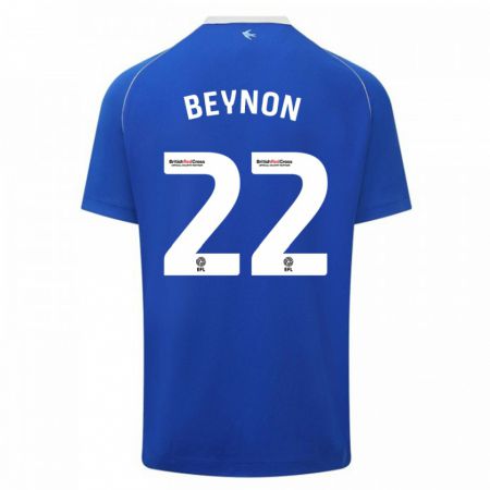 Kandiny Herren Emma Beynon #22 Blau Heimtrikot Trikot 2023/24 T-Shirt