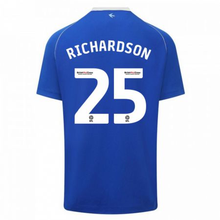 Kandiny Herren Tija Richardson #25 Blau Heimtrikot Trikot 2023/24 T-Shirt