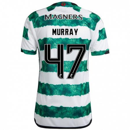 Kandiny Herren Dane Murray #47 Grün Heimtrikot Trikot 2023/24 T-Shirt