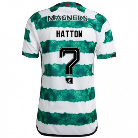 Kandiny Herren Thomas Hatton #0 Grün Heimtrikot Trikot 2023/24 T-Shirt