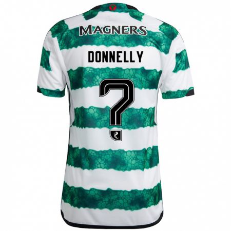 Kandiny Herren Jacob Donnelly #0 Grün Heimtrikot Trikot 2023/24 T-Shirt