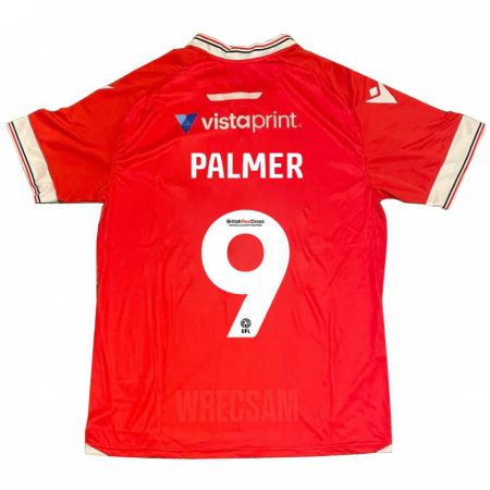 Kandiny Herren Ollie Palmer #9 Rot Heimtrikot Trikot 2023/24 T-Shirt