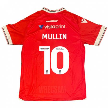 Kandiny Herren Paul Mullin #10 Rot Heimtrikot Trikot 2023/24 T-Shirt