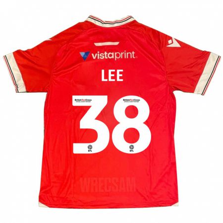 Kandiny Herren Elliot Lee #38 Rot Heimtrikot Trikot 2023/24 T-Shirt